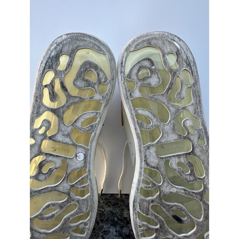 Alexander McQueen unisex Oversized Sneaker Clear Sole - White Womens Size EU 40 - Picture 10 of 13